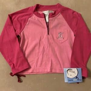 NWT Rumble Tumble Little Girls Quarter Zip Pullover Size 4T